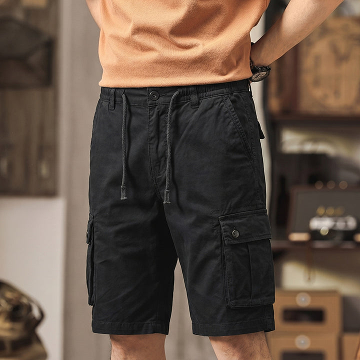 Herren 3/4-Trekking-Cargohose mit elastischem Bund, Tunnelzug und variabler Taschenorganisation Echo Archiv