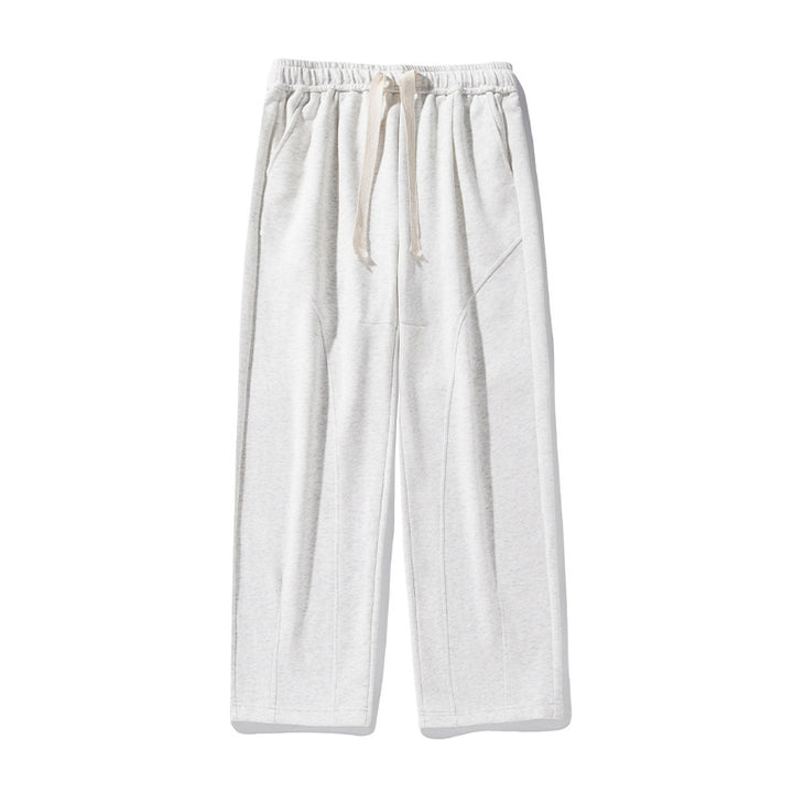 Unisex Weite Relaxed-Freizeit-Hose mit elastischem Bund, Tunnelzug und markanten Bügelfalten Echo Archiv