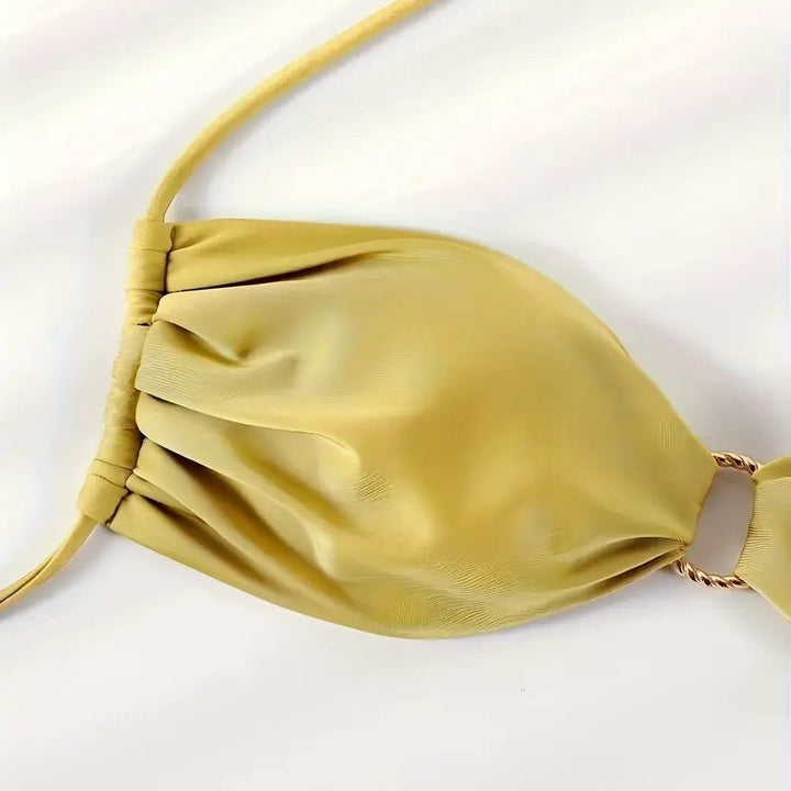 Damen Bandeau-Bikini mit dekorativen Ringen Echo Archiv