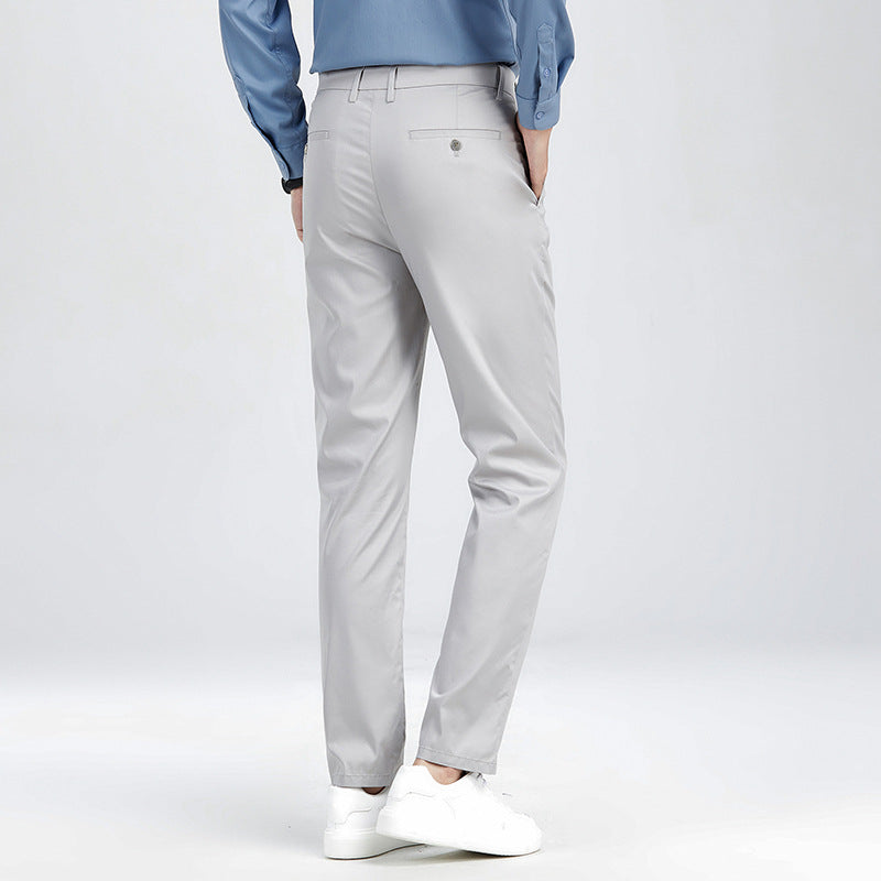 Herren elegante Chino-Hose mit atmungsaktiven Eigenschaften und praktischem Schnitt Echoarchiv