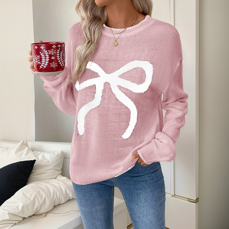 Damen Bequemer Pullover mit Schleifenmuster Echo Archiv
