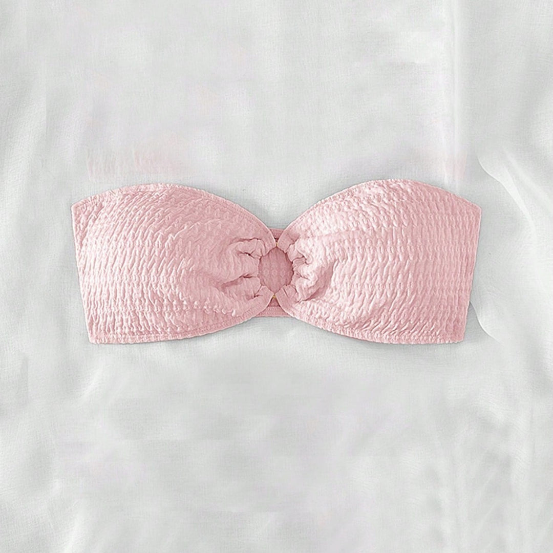 Damen Bandeau-Bikinioberteil mit strukturierter Oberfläche Echo Archiv