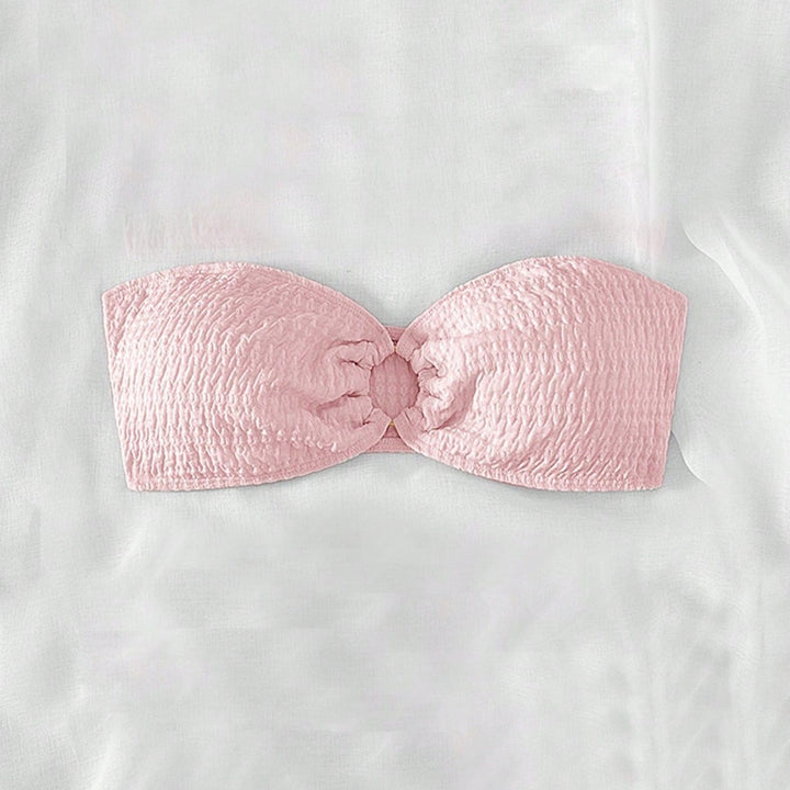 Damen Bandeau-Bikinioberteil mit strukturierter Oberfläche Echo Archiv