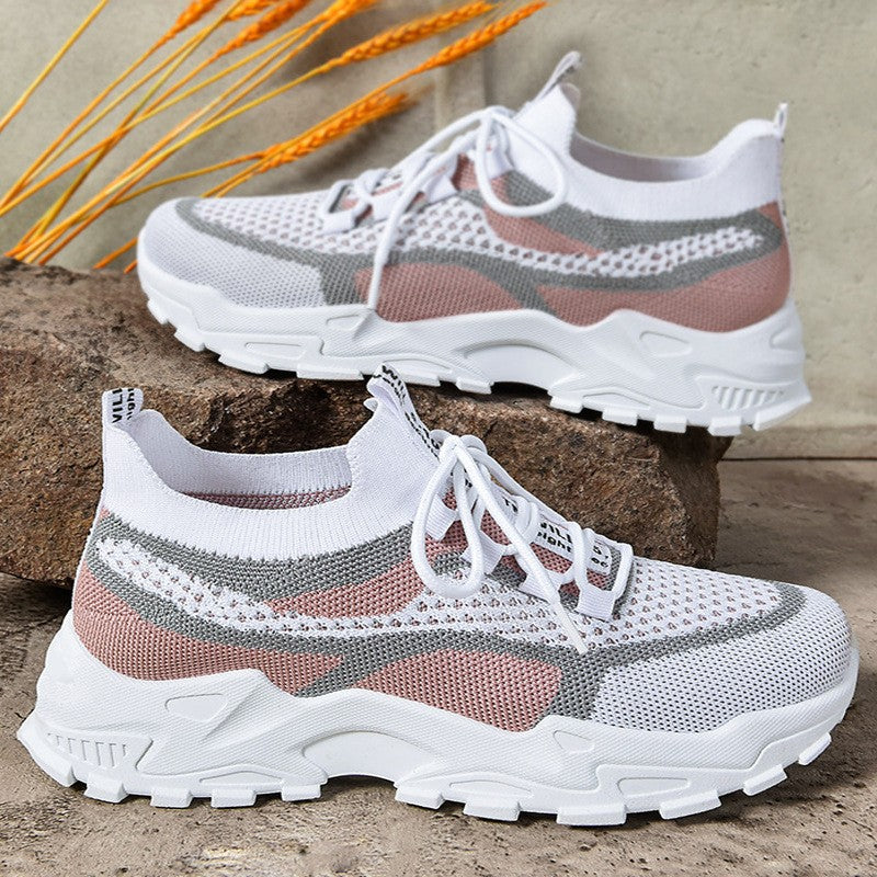 Herren nan gestrickter Sockensneaker mit elastischem Schlupfdesign und profiliertem Trail-Plateau Echo Archiv