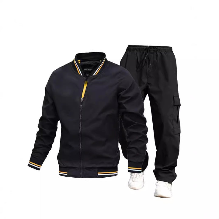 Herren Sportliche Jacke und Cargo-Hose Set Echo Archiv