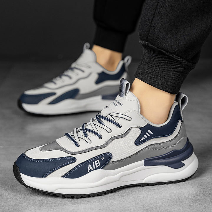 Herren Casual‑Straßen‑Sneaker mit mehrschichtiger Gummiplattform und atmungsaktiven Mesh‑Overlays – Norré
