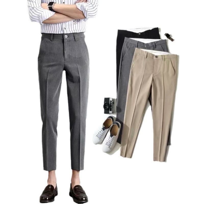 Herren klassische Chino-Hose mit eleganter Passform und subtilen Details Echoarchiv