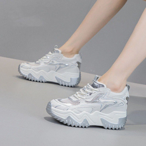 Damen Chunky Sneakers mit luftiger Mesh-Oberfläche und dämpfendem Komfort Echo Archiv
