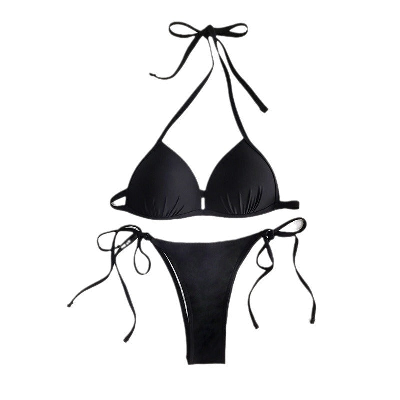 Damen Triangel-Bikini mit verstellbaren Bindebändern und komfortablem Schnitt Echo Archiv