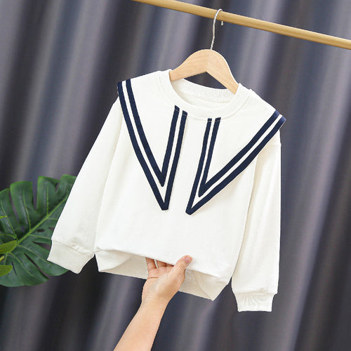 Damen Sweatshirt mit maritimem Kragen Echo Archiv