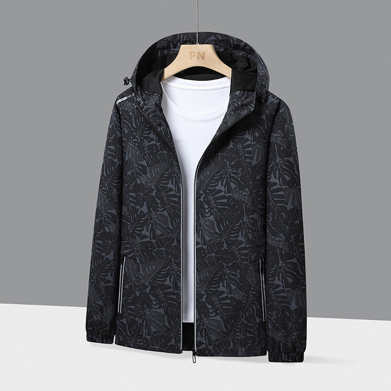 Herren Leichte Outdoor-Jacke mit Kapuze Echo Archiv