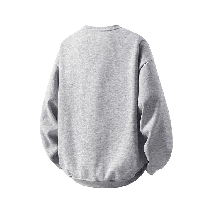 Unisex Oversized Rundhals-Sweatshirt aus French-Terry mit überschnittener Schulter Echo Archiv