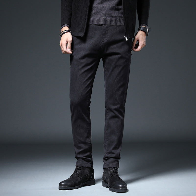 Herren elegante und schlanke Chinohose Echoarchiv