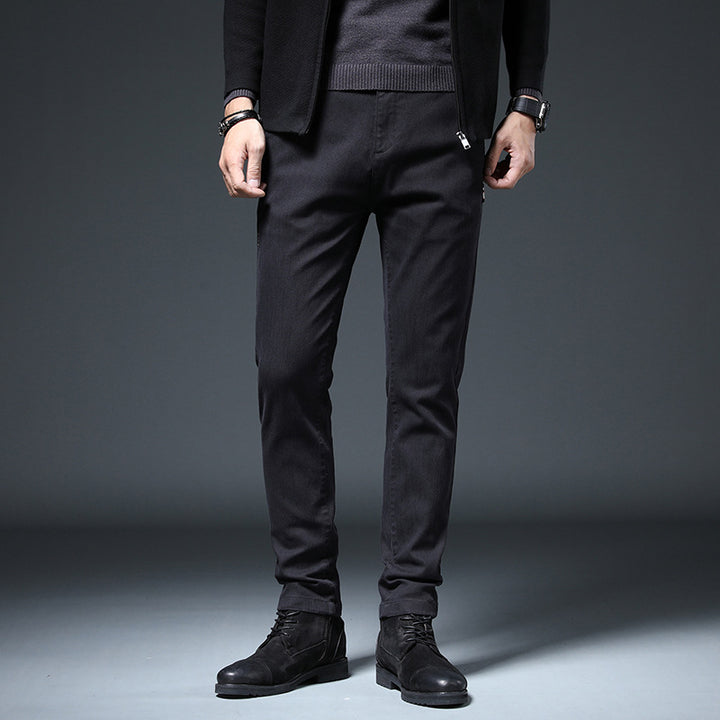 Herren elegante und schlanke Chinohose Echoarchiv