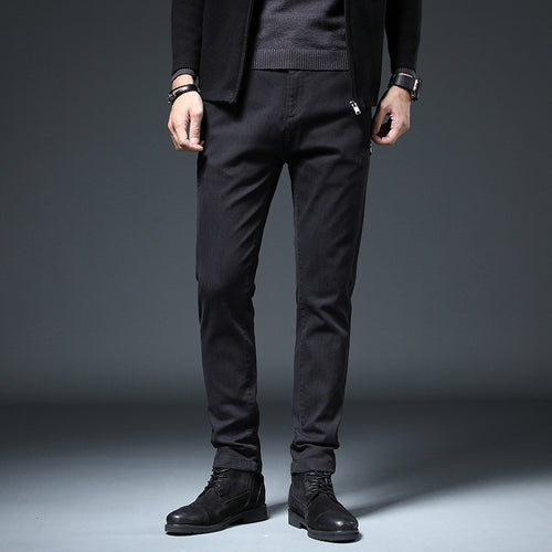 Herren elegante und schlanke Chinohose Echoarchiv