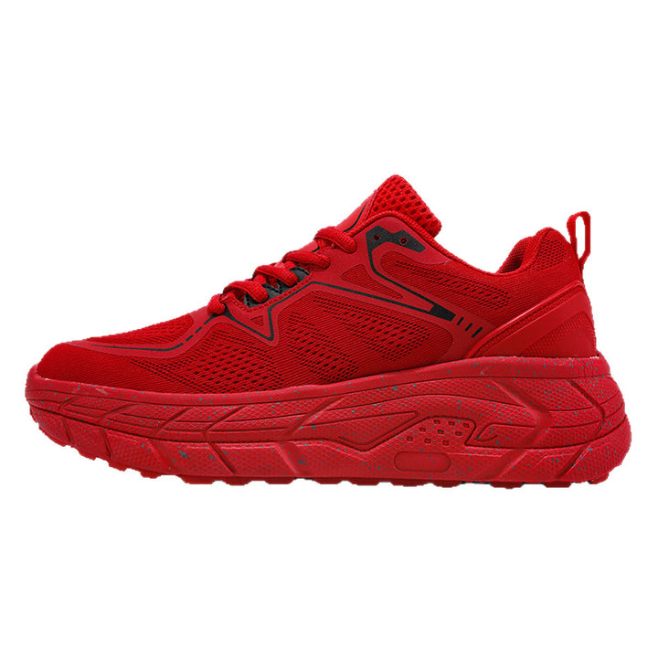 Unisex gedämpfter Plateausneaker mit atmungsaktivem Strickoberteil und gepolsterter Hohlkammersohle – Norré