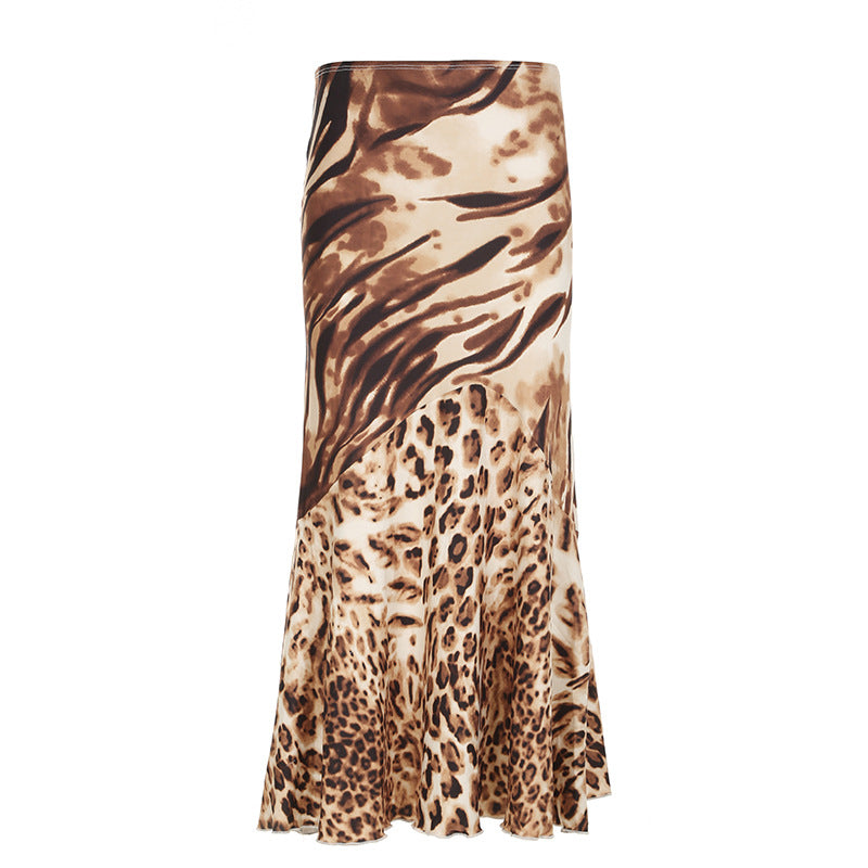 Damen Schicker Maxi-Rock mit Rüschendetails und floralen Mustern Echo Archiv