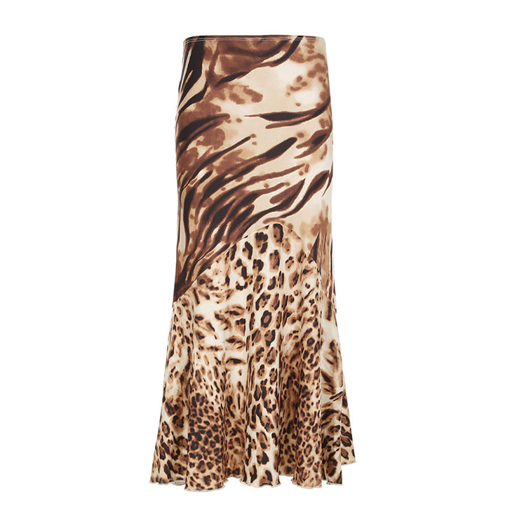 Damen Schicker Maxi-Rock mit Rüschendetails und floralen Mustern Echo Archiv
