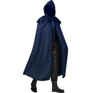 Unisex nan langer Kapuzenumhang mit weitem Fall, abnehmbarem Schultercape und verdecktem Bindesystem Echo Archiv