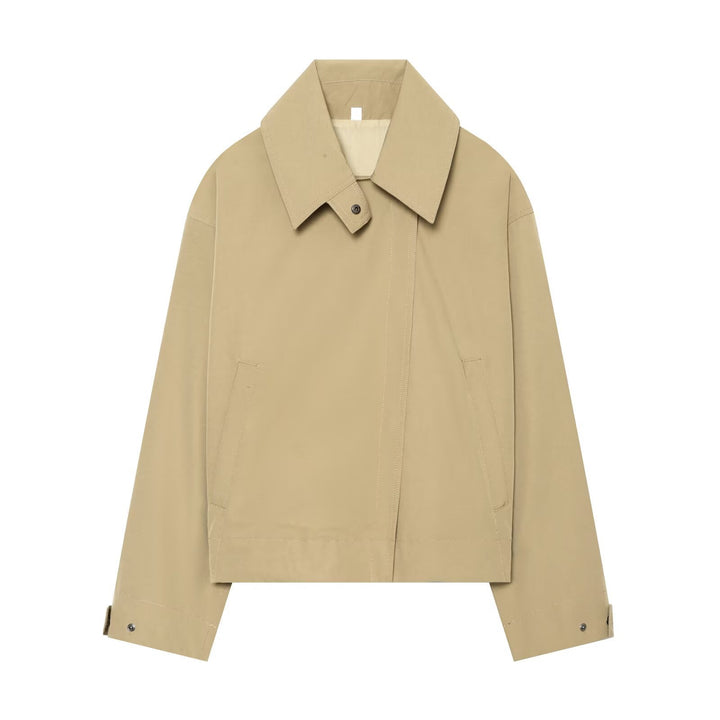 Damen Kurzjacke mit Oversize-Kragen und verstellbaren Manschetten Echo Archiv
