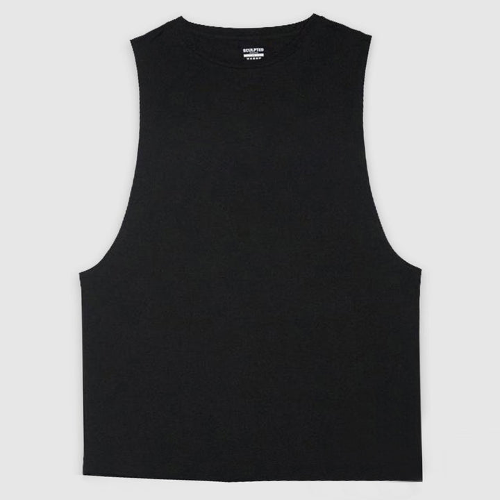 Herren Sportliches Muskelshirt für Training und Freizeit Echoarchiv