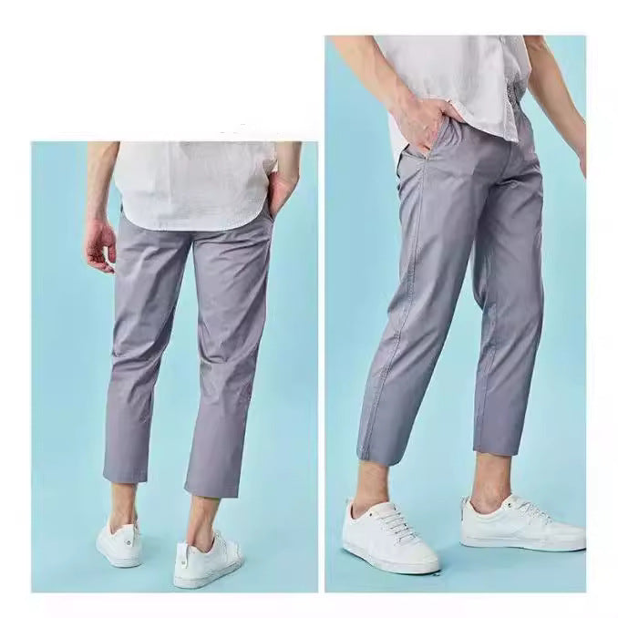 Herren Slim-Fit Chinohose mit schmal zulaufendem Bein und gekrempeltem Saum Echo Archiv