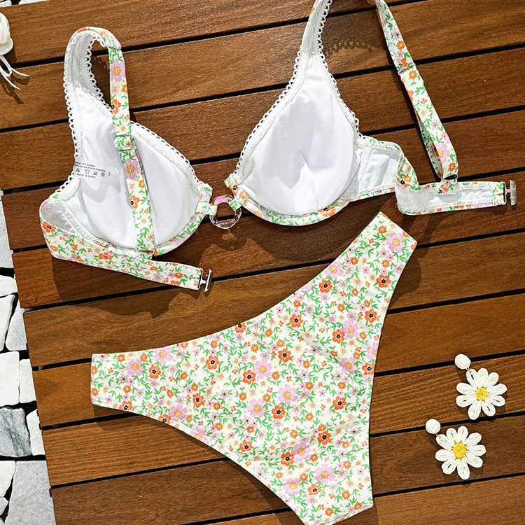 Damen Blumenmuster Bikini Set Echo Archiv