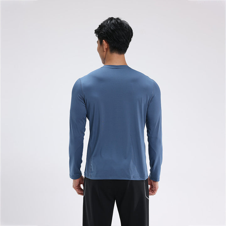 Herren Atmungsaktives Langarm-Trainingst-Shirt Echoarchiv