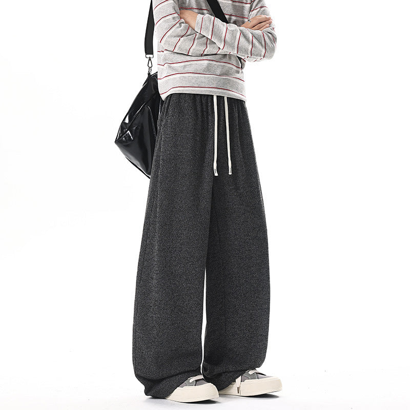 Damen Extraweite Strick-Loungehose mit Tunnelzug und elastischem Bund Echo Archiv