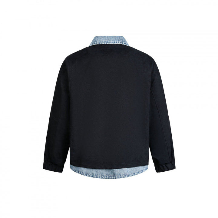 Herren Lagenjacke mit Velourslederoptik und integriertem Jeansfutter Echo Archiv