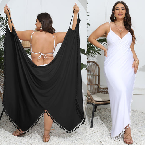 Damen elegantes Maxikleid mit feinem Häkelabschluss Echo Archiv