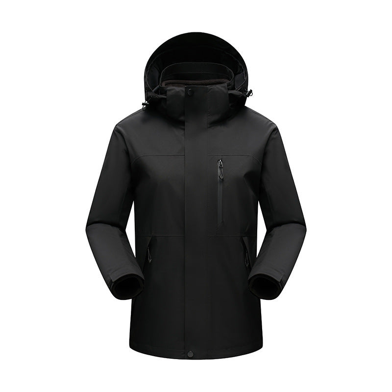 Herren Wasserabweisender Winterparka mit abnehmbarer Kapuze und getapten Nähten Echo Archiv