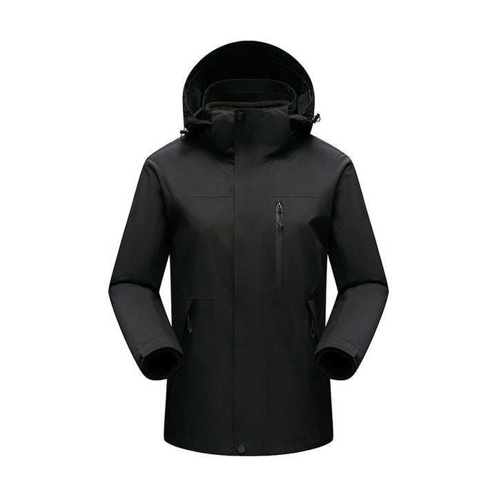Herren Wasserabweisender Winterparka mit abnehmbarer Kapuze und getapten Nähten Echo Archiv