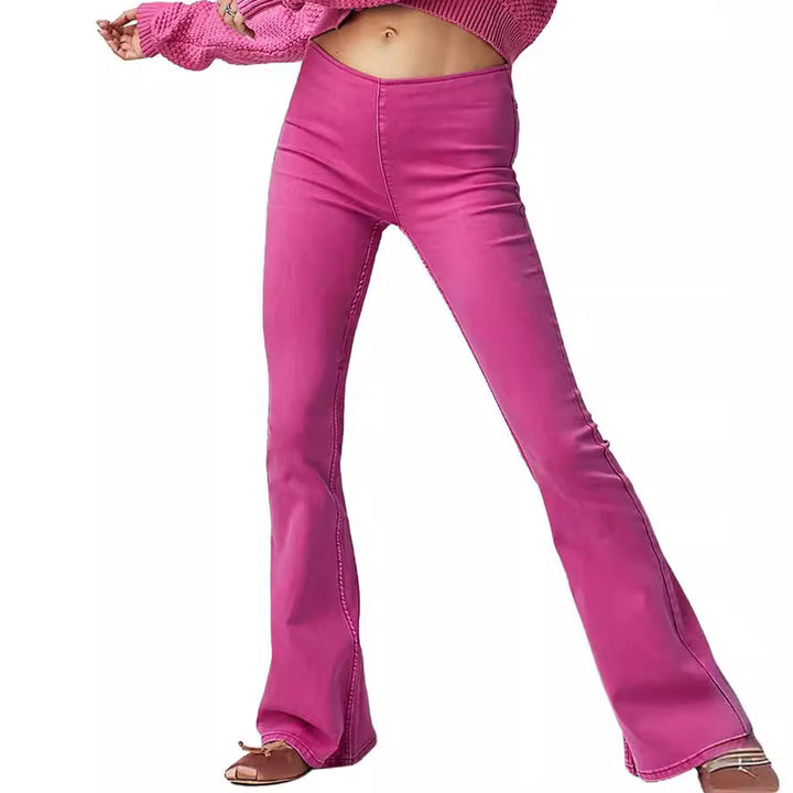 Damen Flared Jeans im lässigen Schnitt mit hohem Bund und formschmeichelnder Silhouette Echo Archiv