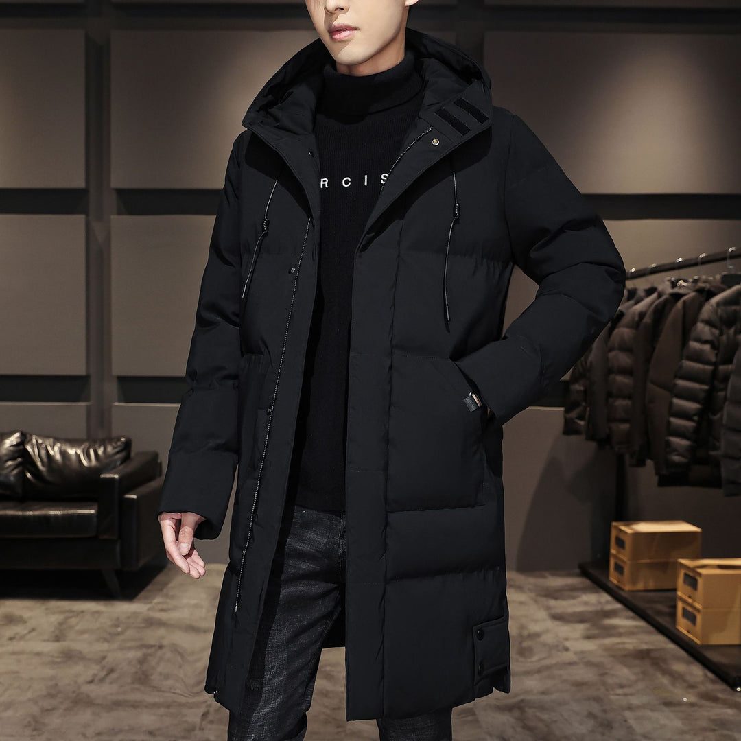 Herren Isolierter Langparka mit Kapuze, winddichter Hülle & Utility-Taschen Echoarchiv