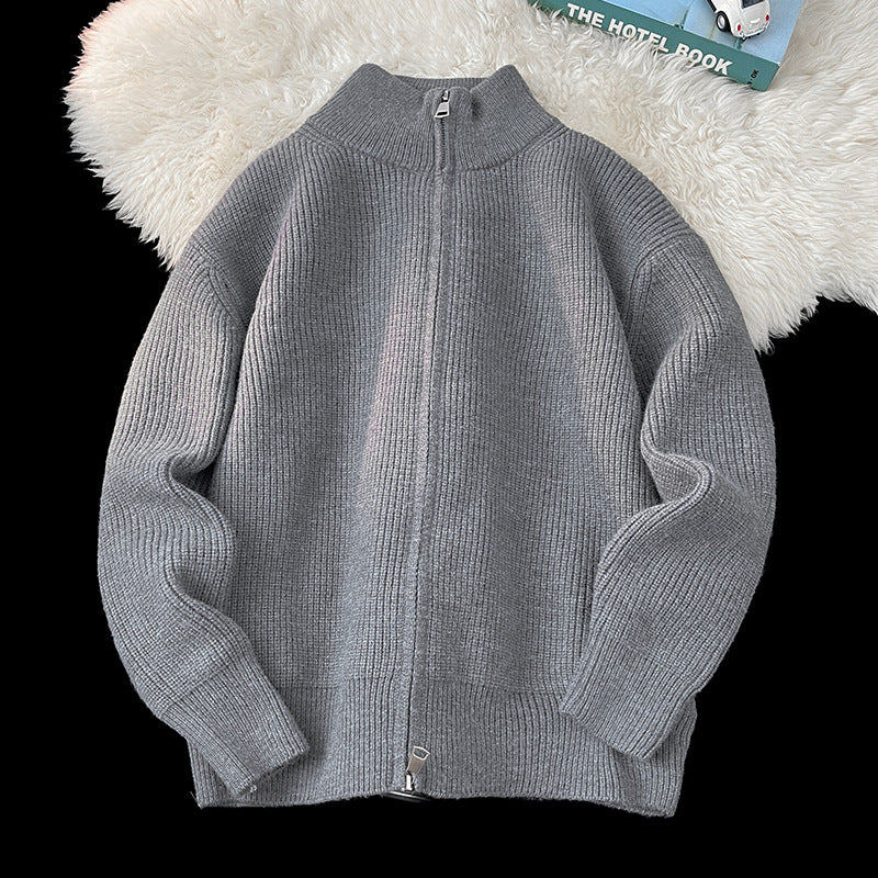 Damen Modischer Strickpullover mit hohem Kragen Echo Archiv