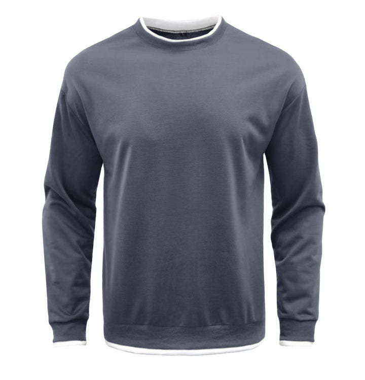 Herren Komfortabler Langarm-Sweater Echoarchiv