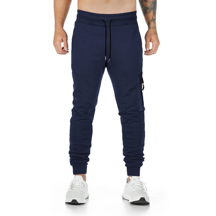 Herren Sportliche Cargo-Hose mit seitlichen Reißverschlusstaschen und elastischem Bund Echoarchiv