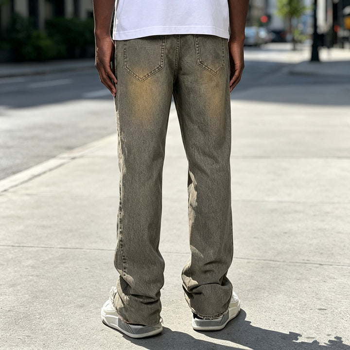 Herren Klassische Slim Fit Jeans Echoarchiv