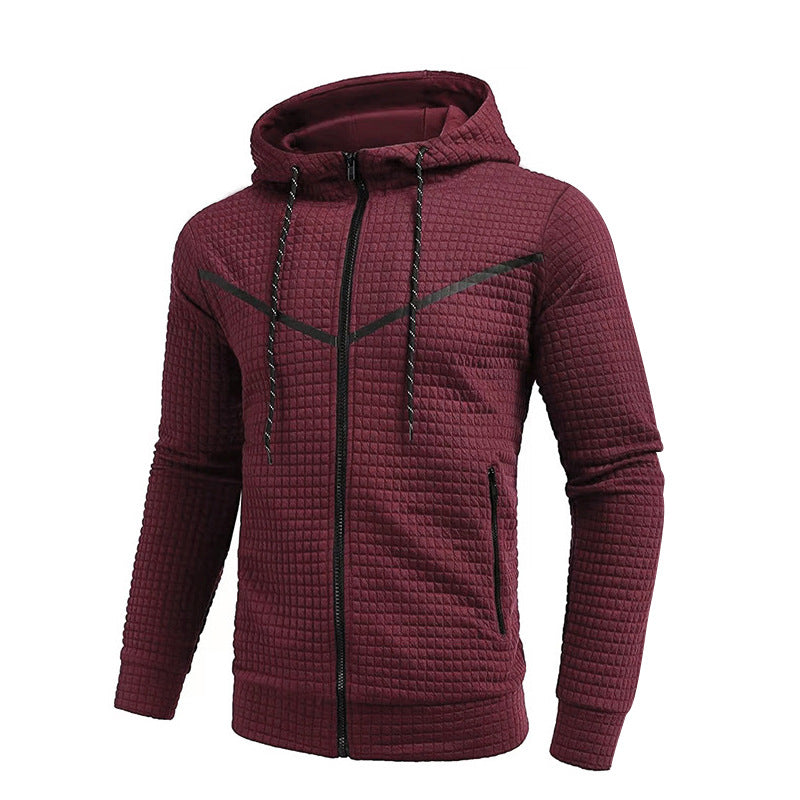 Herren stylische Jacke mit strukturiertem Design und praktischem Reißverschluss Echoarchiv