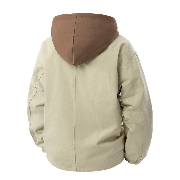 Herren Moderne Utility-Jacke mit abnehmbarer Kapuze Echo Archiv