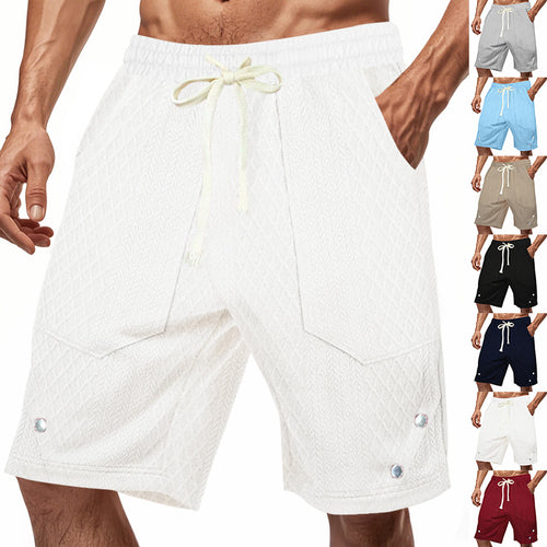 Herren Cargo-Shorts mit praktischen Taschen und elastischem Bund Echoarchiv