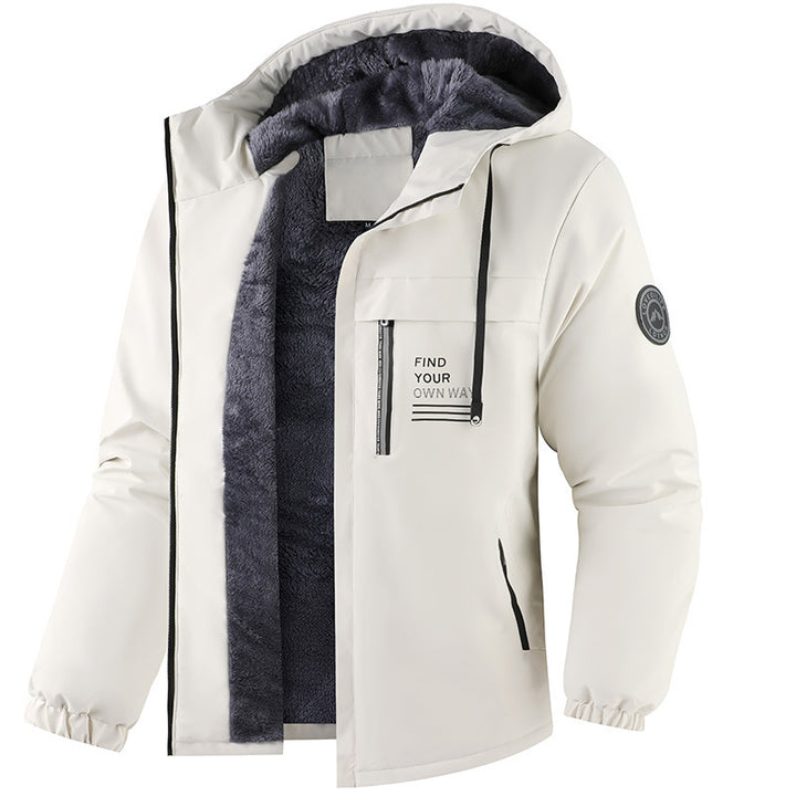 Herren Wetterfeste Übergangsjacke mit Fleece-Innenfutter Echo Archiv