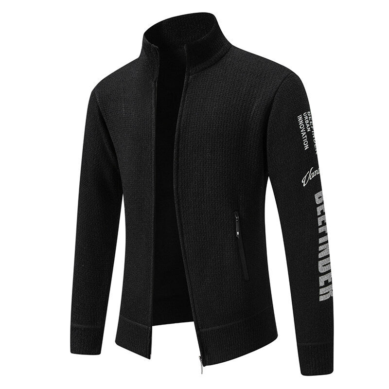 Herren Steppjacke mit hohem Kragen und praktischen Taschen Echoarchiv