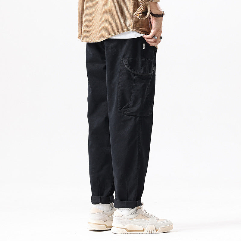 Herren Utility‑Cargo‑Hose im relaxed‑tapered Schnitt mit Elastikbund und großvolumigen Klappentaschen Echo Archiv