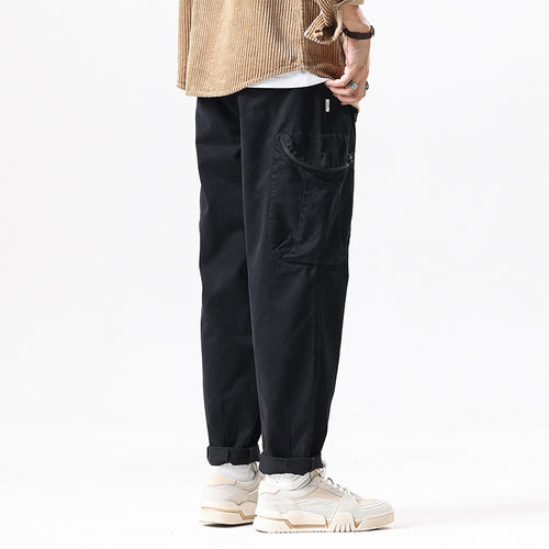 Herren Utility‑Cargo‑Hose im relaxed‑tapered Schnitt mit Elastikbund und großvolumigen Klappentaschen Echo Archiv