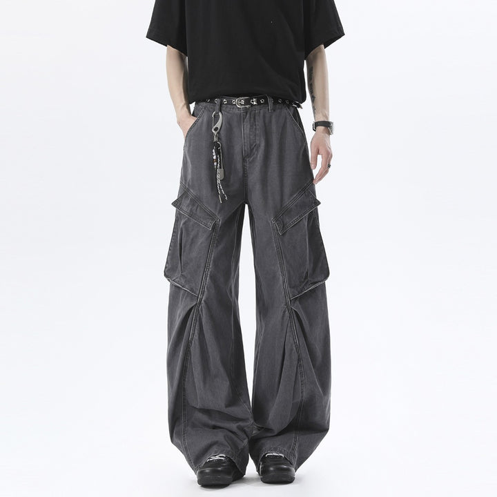 Herren Baggy-Cargo-Hose im Oversize-Schnitt mit großen Klappentaschen Echoarchiv