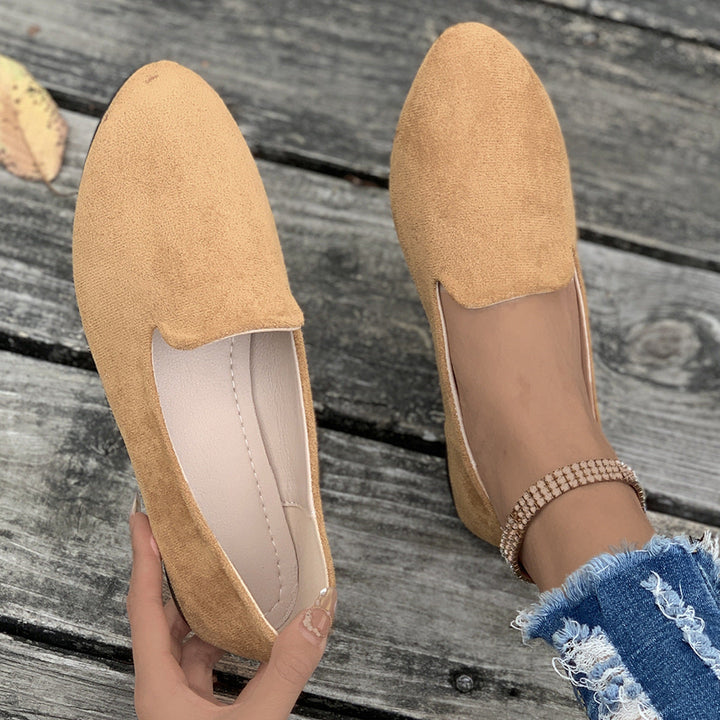 Damen Bequeme Slipper Im Eleganten Design mit Weicher Oberflächenstruktur Echoarchiv