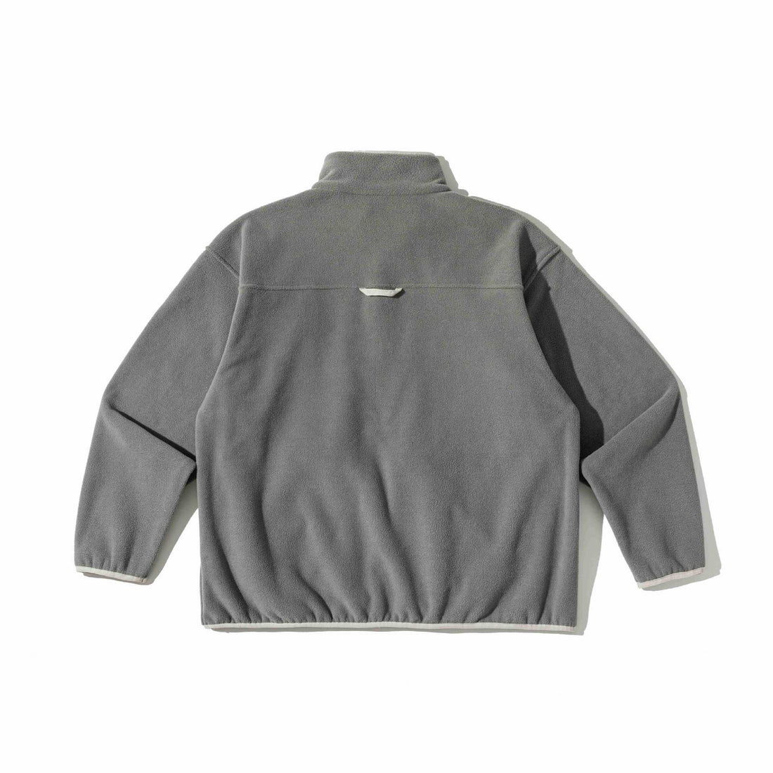 Unisex Fleece-Pullover mit halbhohem Reißverschluss, Kängurutasche und Collegestyle-Stick Echoarchiv