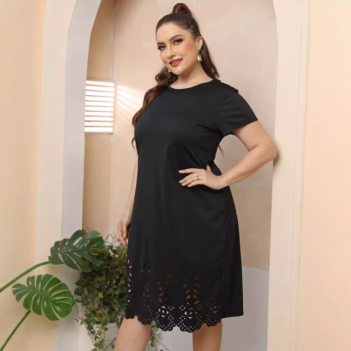 Damen elegantes Cut-Out Sommerkleid Echo Archiv